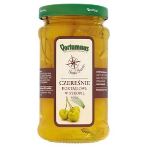 Жълти череши в сироп maraschino 250гр CZER1K VTS
