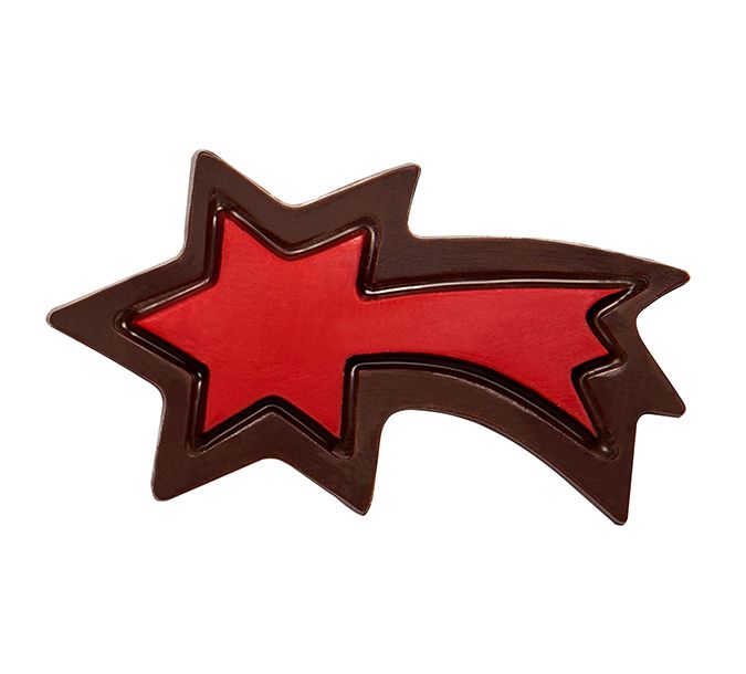 Шоколадови декорации FALING STAR RED 3D 264 бр. 0,66КГ 33819 BARBARA