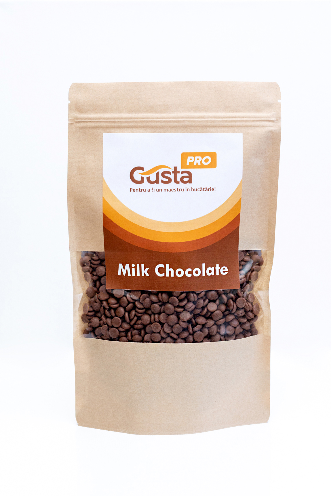 Белгийски млечен шоколад 34% GustaPro 250гр
