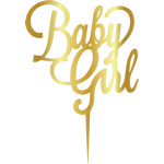 Topper - Baby Girl/злато 165*165мм 14010 CSL
