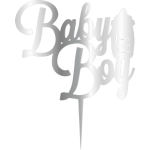 Topper - Baby Boy/ сребърен 165*165мм 14045 CSL