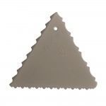 Пластмасова шпатула Триъгълник Гребен 58007 CSL