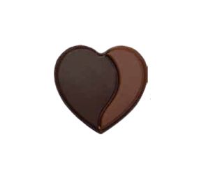 Шоколадови декорации Duo Heart 3D 0,120 кг 338291 BARB
