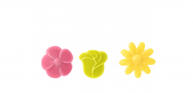 Шоколадови декорации Mini Flowers Color 0,049 кг 339961 BARB