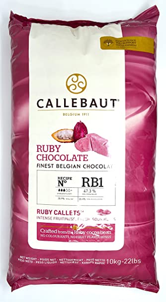 Шоколад Ruby RB1 47,3% какао 10кг Callebaut