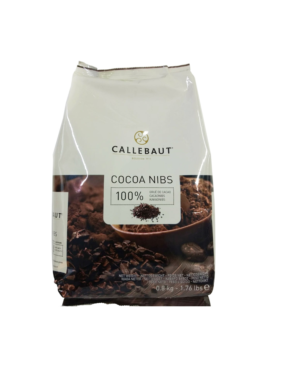 Bucati de cacao - NIBS 0,8kg Callebaut