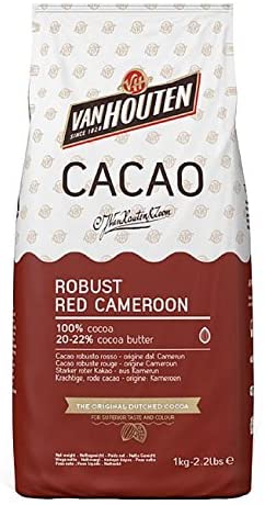 Алкализирано какао 20-22% RED CAMEROON 1 кг Van Houten