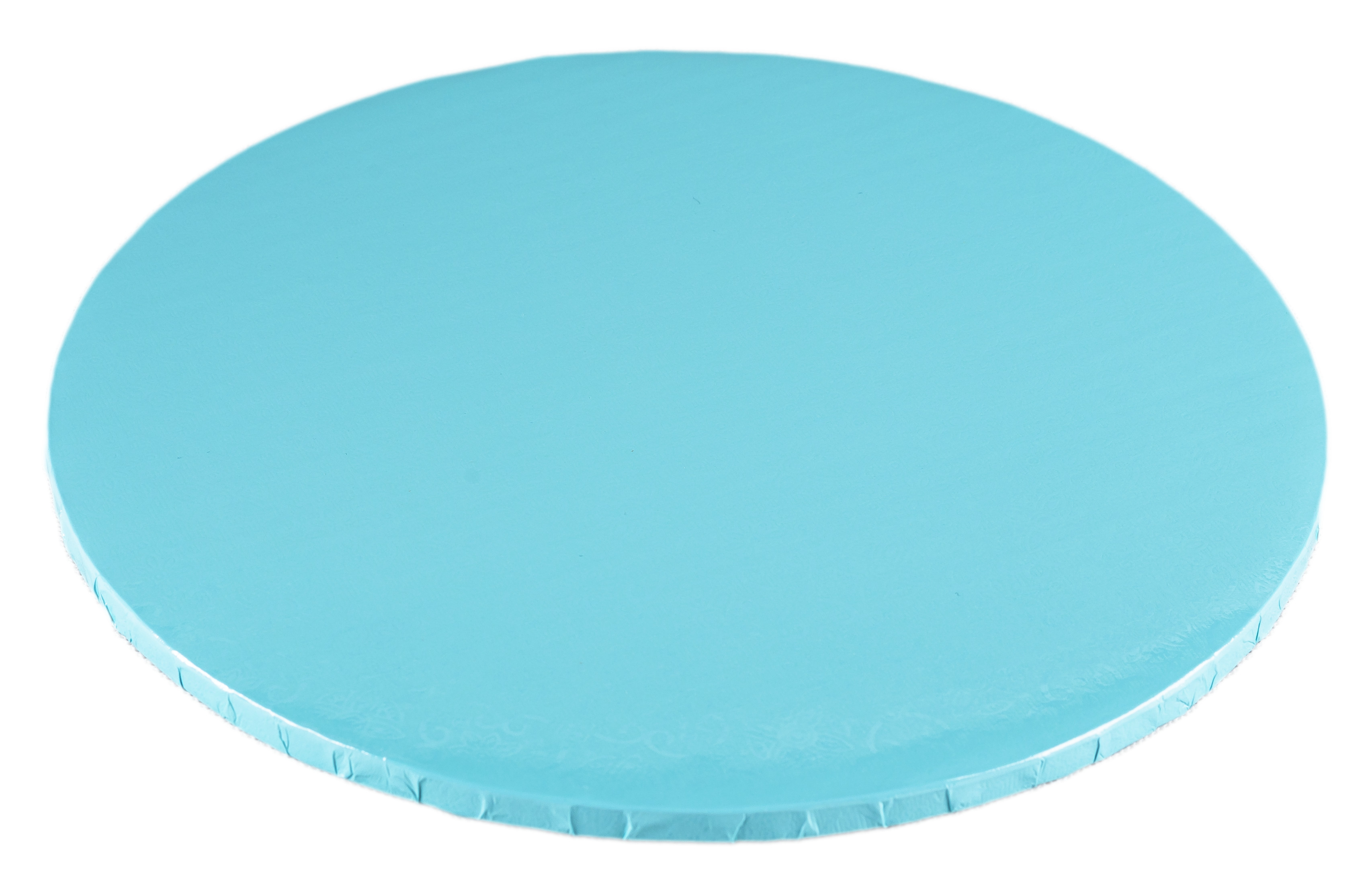 Platformă tort rotundă albastră cu buline 30 cm SMT