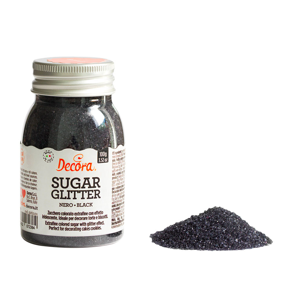 Блестяща черна захар 100 гр 9262101 DECORA