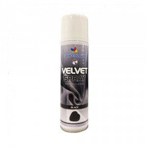 Colorant spray alimentar 250ml VELVET Neagru  V50 FC