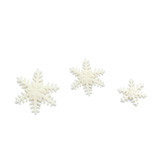 Захарни декорации снежинка микс 3 08040, комплект 50 бр Pejot