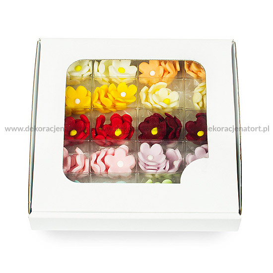 Захарни декорации цвете незабравка, многоцветно, 050199 Pejot, комплект 100 бр.