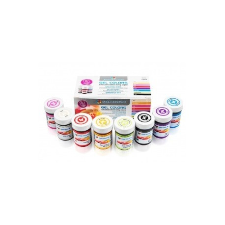 Set de coloranti gel alimentari  WSG-8-SET FC