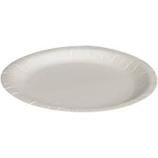 Хартиена чиния, Abena Gastro, Ø18см, бяла, хартия, biobarrier 50 бр.