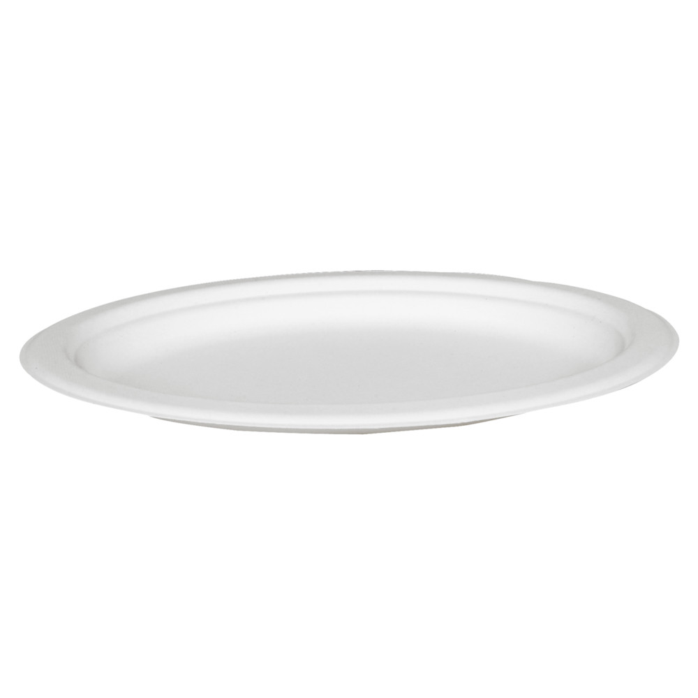 EКO чиния, Abena Gastro, 19x26см, бяла, захарна тръстика 50 броя