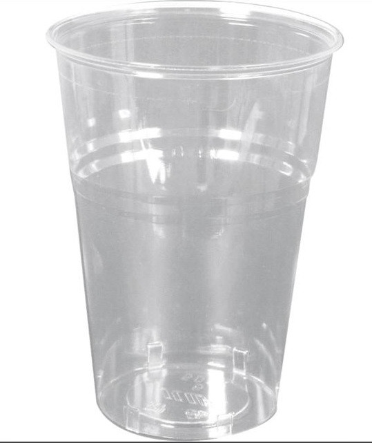 Чаша, 14см, Ø9,5см, 50cl, 62,5 cl, прозрачна, PLA, компостируема 50 бр.