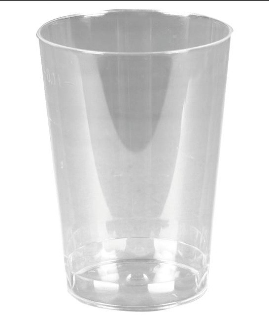 Чаша, Abena Gastro, 7.4см, Ø5.4см, 10 cl, 12 cl, прозрачна, PS 50 бр.