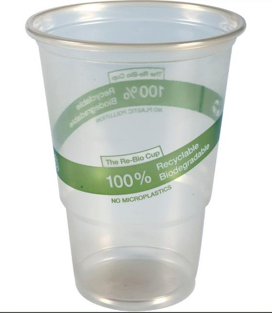 Чаша, Abena Gastro, Re-Bio, 14см, Ø9.5см, 50 cl, 61.5 cl, прозрачна, PP, биоразградима 50 бр.