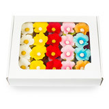 Захарни декорации многоцветна теменуга 052799, комплект 40 бр Pejot