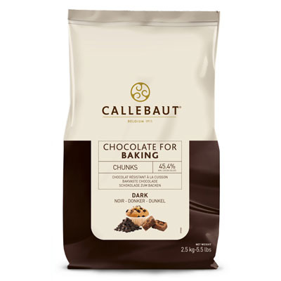 Парченца термостабилен черен шоколад 46,9% какао 2,5 кг CHD-CU-20V115N-552 Callebaut