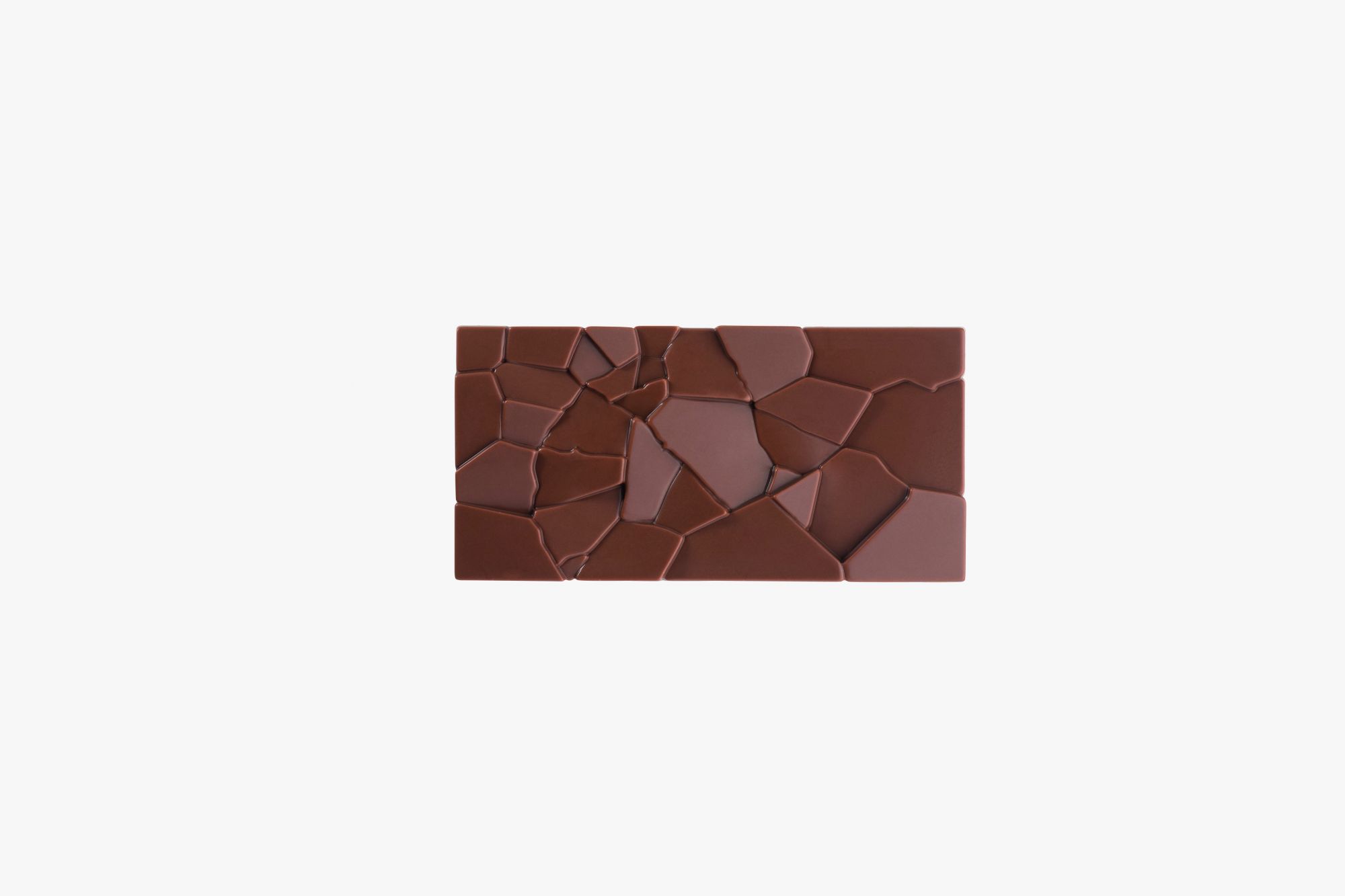 Поликарбонатна форма Choco Bar CRUSH Fiorani 275x175 мм - 3 кухини - мм 155x77x10 h, обем ~ 100 гр