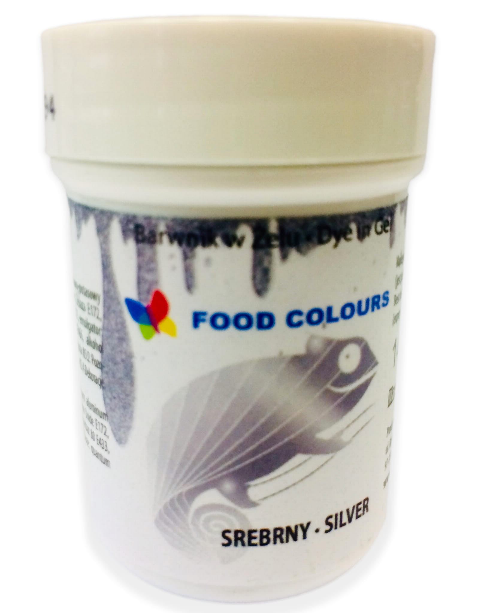 Хранителен гел оцветител сребърен 35гр WSG-094 Food Colours