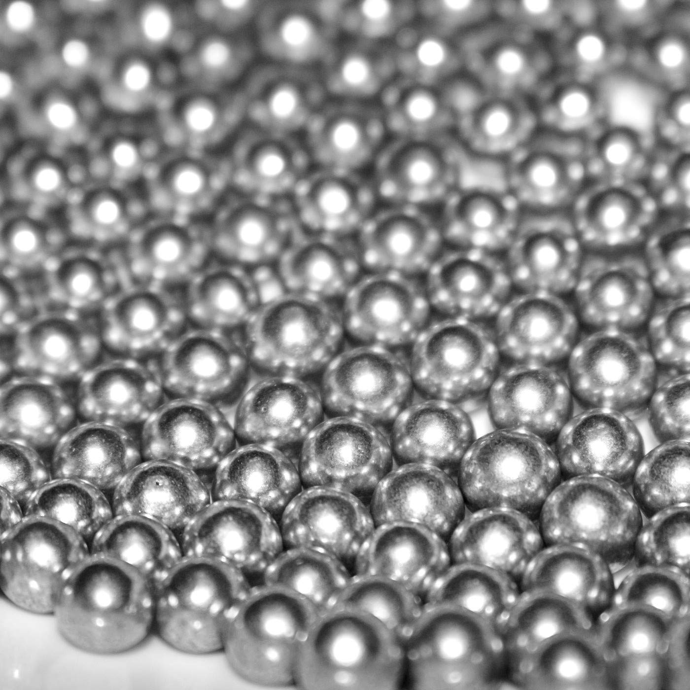 Захарни декорации перли Silver Metallic Pearls 100гр
