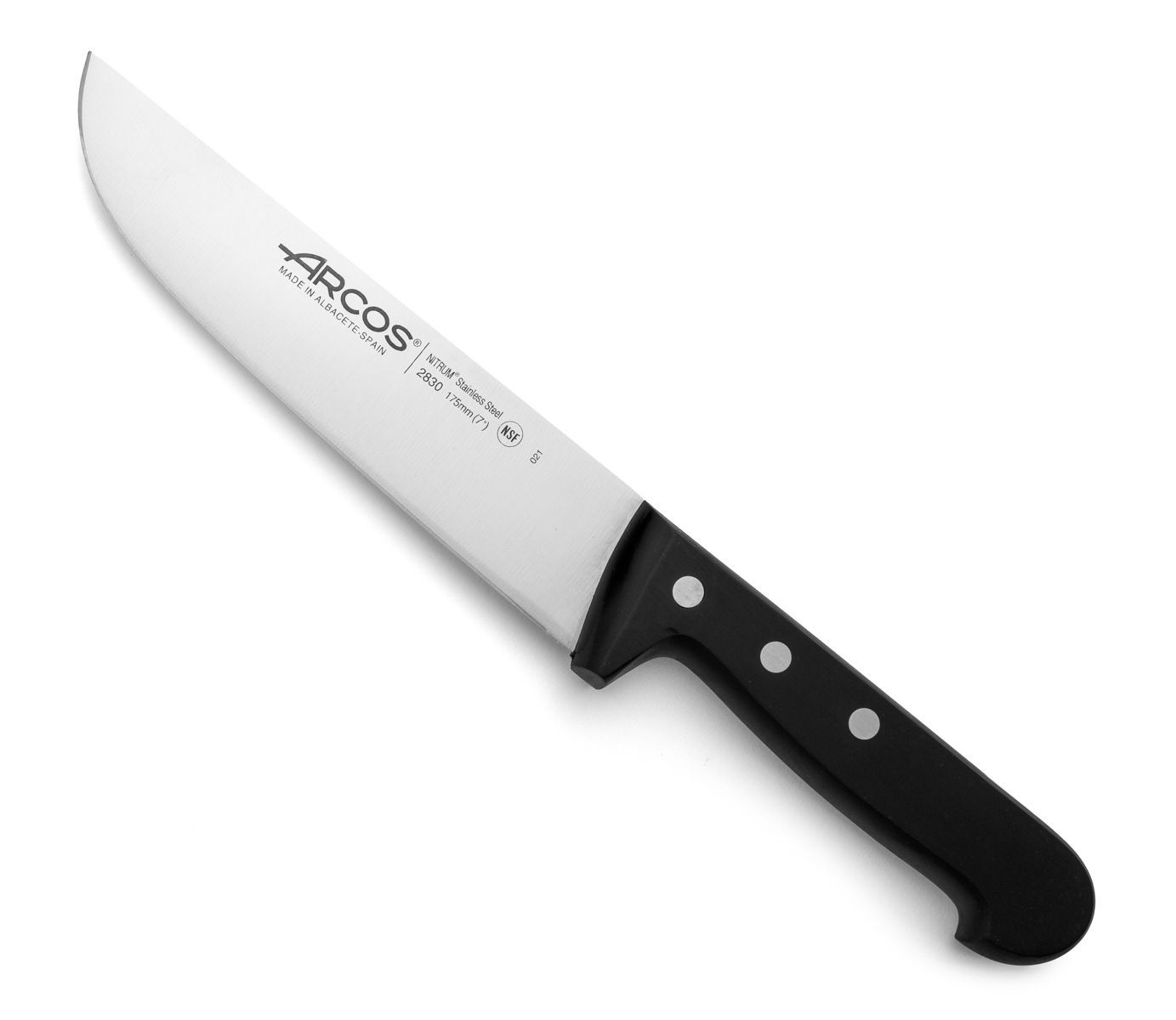 Професионален месарски нож, Butcher Knife, дължина 17,5 см, Arcos