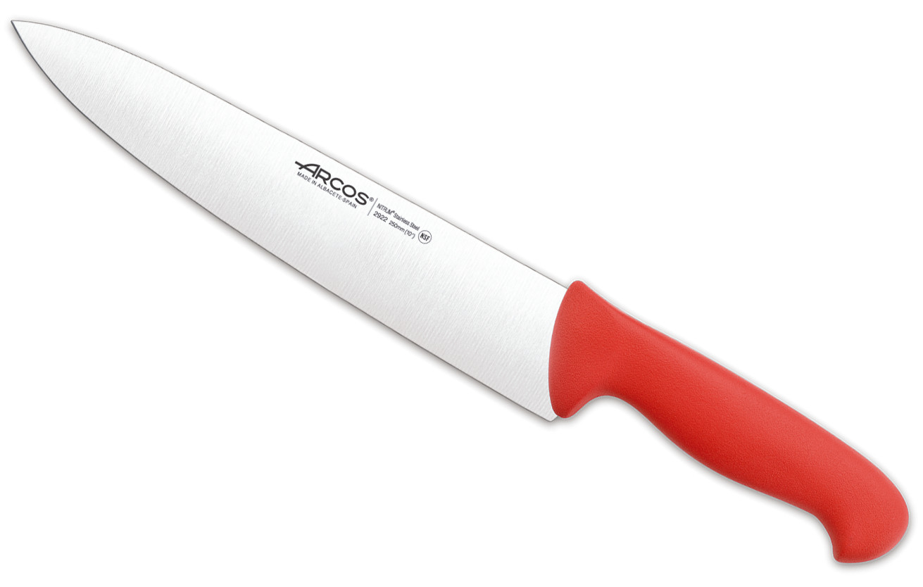 Професионален червен нож, Chef´s Knife, дължина 20 см, Arcos