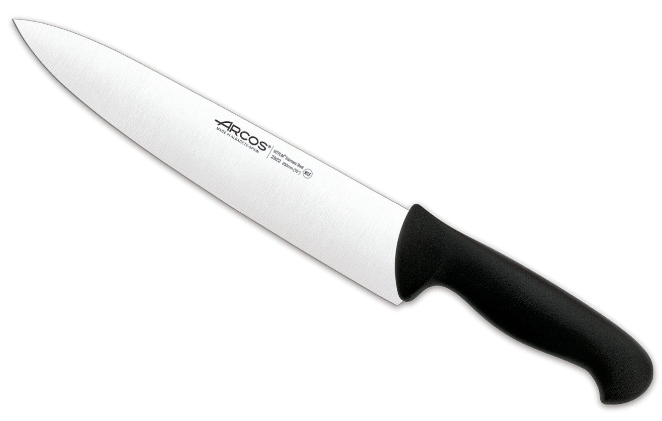 Професионален черен нож, Chef´s Knife, дължина 20 см, Arcos
