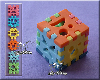 Силиконов молд Комплект 3D кубчета AM0137 Alphabet Moulds
