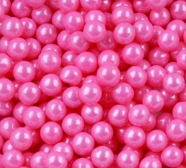 Розови перли, 4 мм, 250гр, GustaPro DEKORPOL