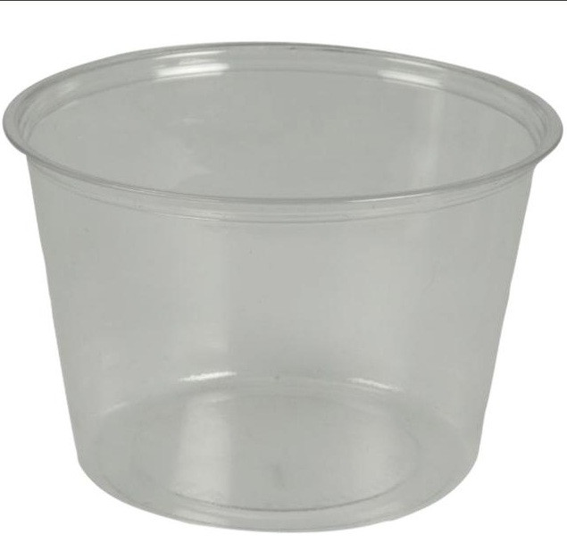 Пластмасова чаша, 4 унции/ oz, 120 мл, PLA, прозрачна 100 бр