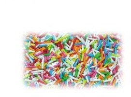 Захарни декорации Vermicelli mix multicolor 1000 гр DEKORA
