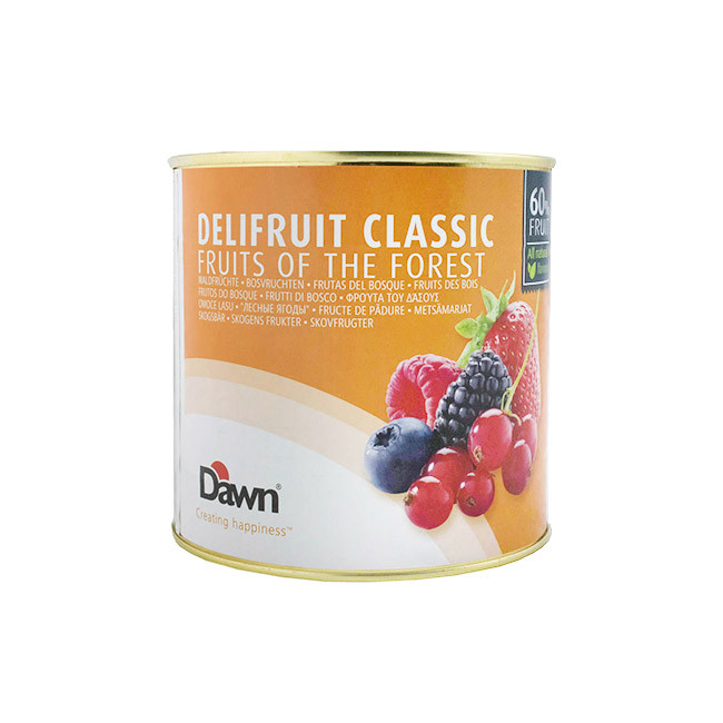 Пълнеж от горски плодове Delifruit Classic 2,7 кг DAWN