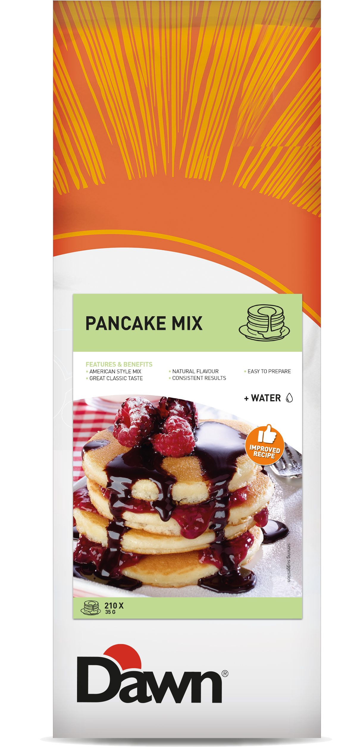 Суха смес American Pancake Mix 3,5кг Dawn