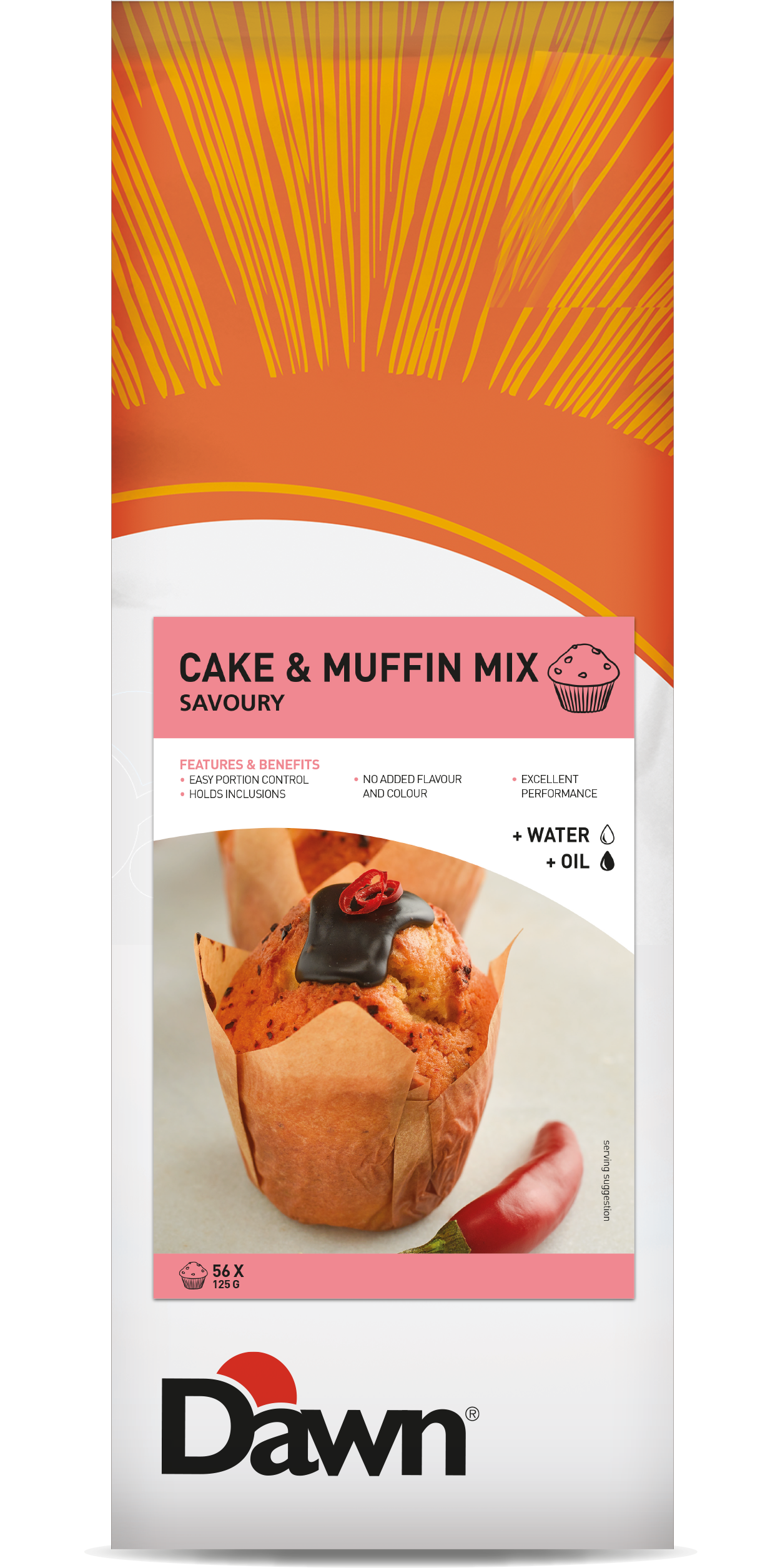 Суха смес Savoury Muffin Mix 3,5 кг Dawn