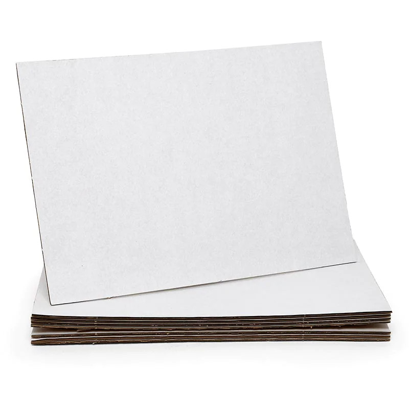 Бяла правоъгълна картонена подложка за торта,  35.5x48xH 0.35 см GustaPro