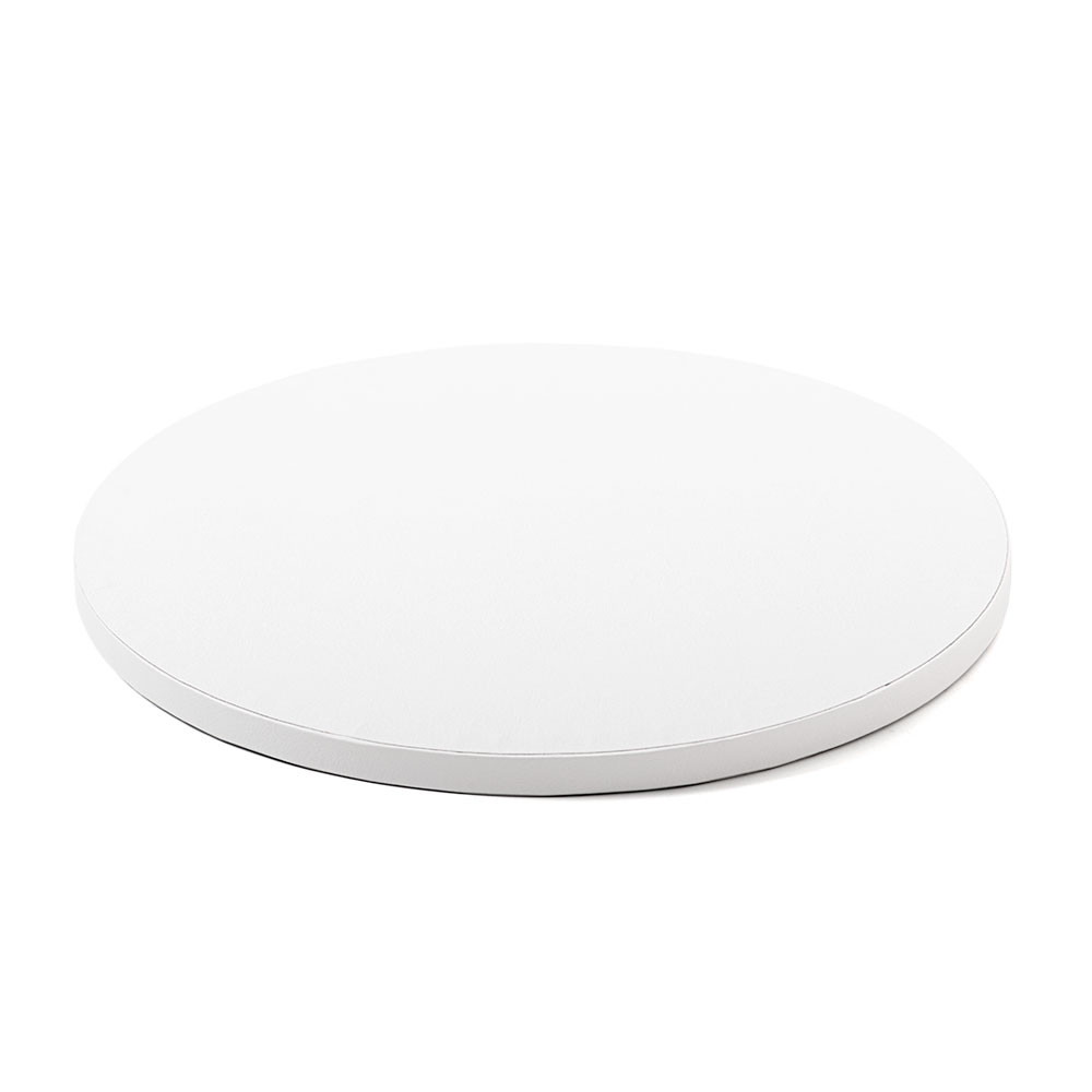 Бяла кръгла платформа за торта Ø35.50xH 1.2 см GustaPro