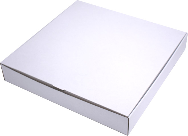 Бяла кутия за торта 25x25x6.5см GustaPro
