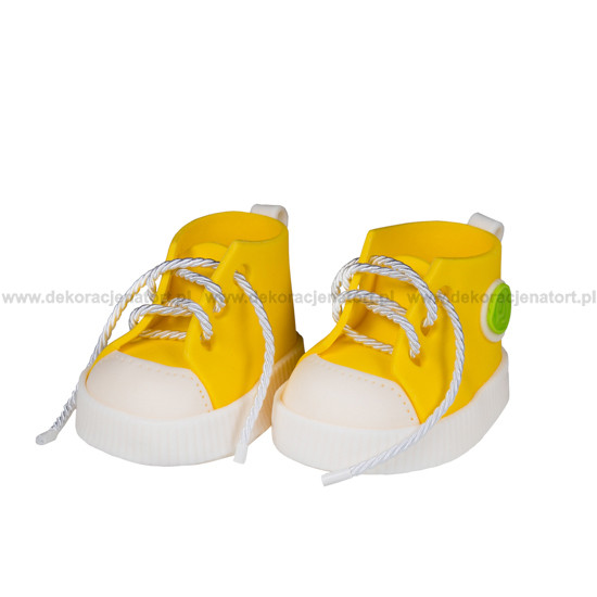 Захарни декорации - Златни спортни обувки, 013001 PJT 1 чифт
