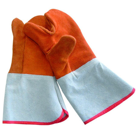 Кожени ръкавици за фурна, с 3 пръста, темп. Макс. 250°C, L 35 x 15 cm, Pavoni