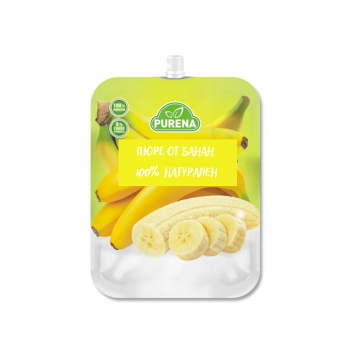 Пюре от банан 100% 350g Purena