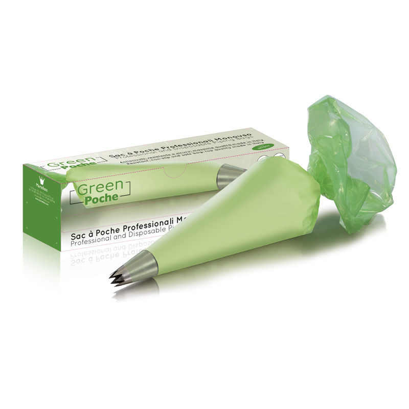 Зелена полиетиленова торбичка за крем H 55 50-1055