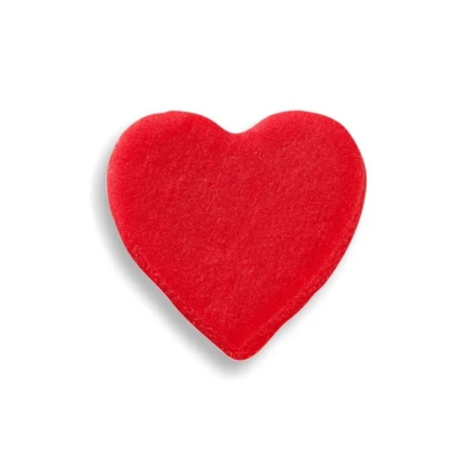 Decorațiuni din zahăr - Inimioare roșii, plate, 3cm  0901002 PJT set 150 buc