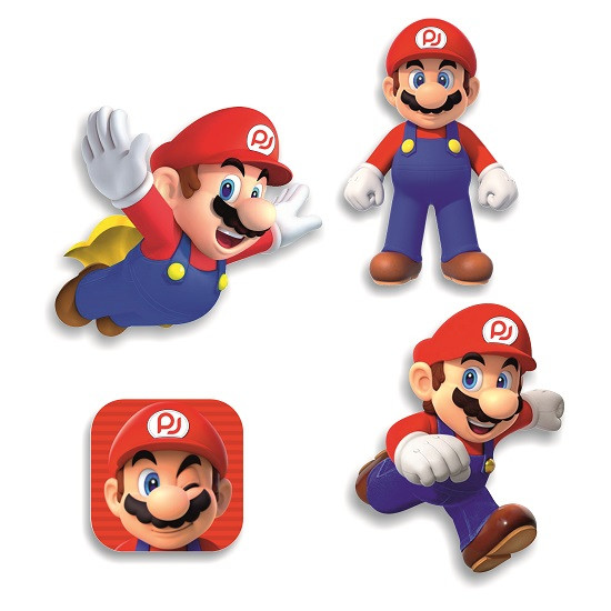 Decoratiuni din zahar Mario mix modele, set: 20buc 0110190 PJT