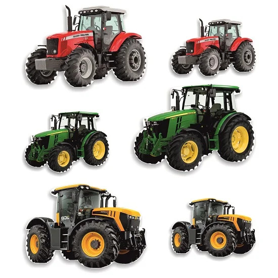 Decoratiuni din zahar tractorase set: 18buc 0104499 PJT