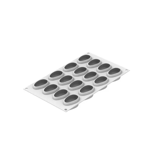 Forma silicon Mango 16 cavitati + decupator, 5.7 x 3.5 x H 2.6 cm Silikomart