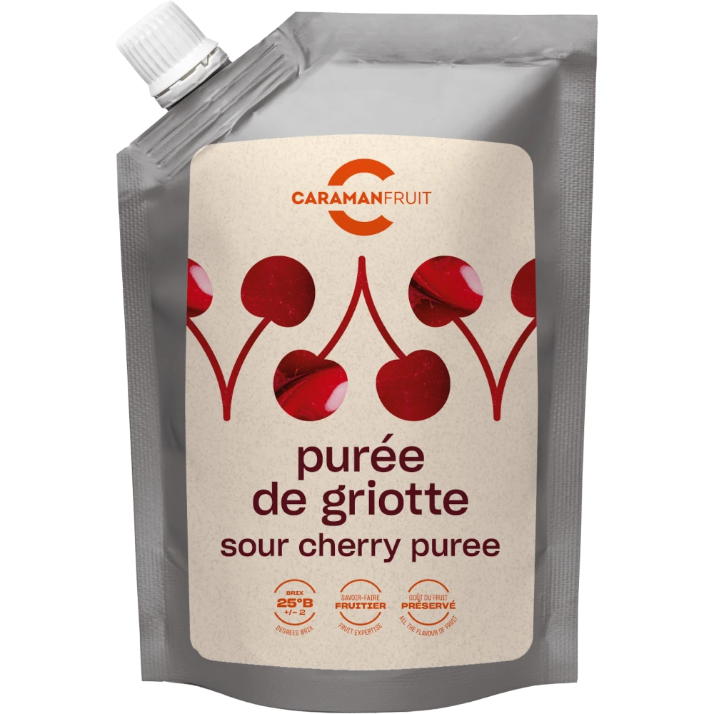 Piure de visine ambiental indulcit, 1 kg Caraman