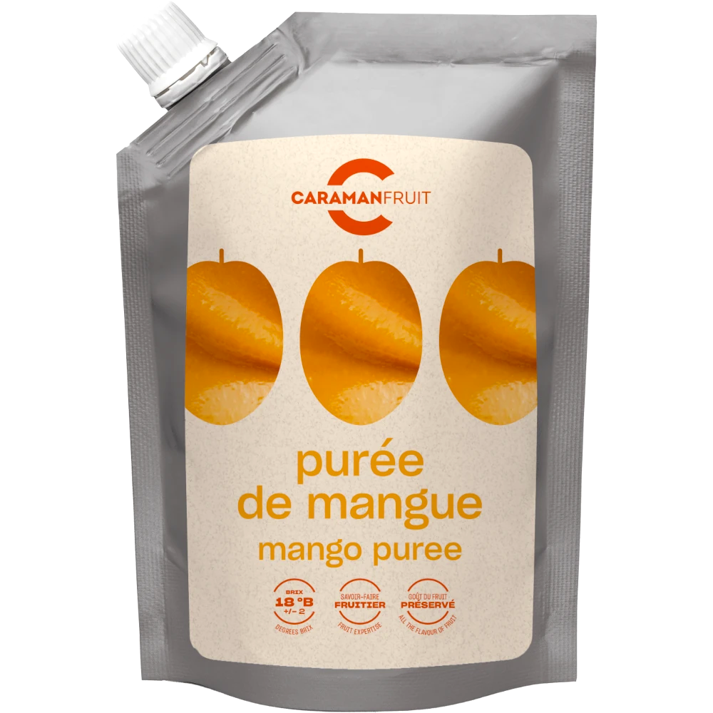 Piure de mango ambiental indulcit, 1 kg Caraman